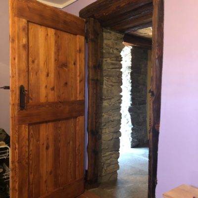 Porta rustica in larice Falegnameria Donatello