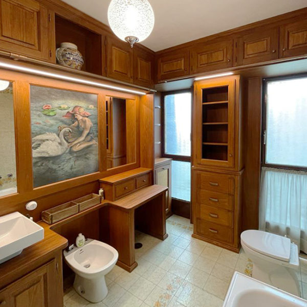 Sala da bagno stile retrò