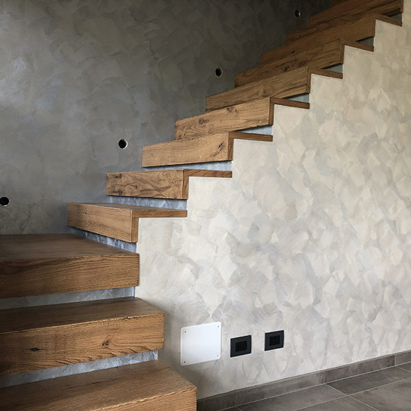 scala a giorno in rovere - Falegnameria Donatello